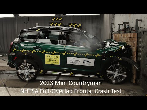 2020-2023 Mini Countryman (F60) NHTSA Full-Overlap Frontal Crash Test