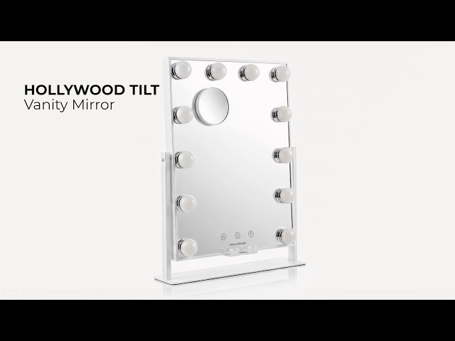 Specchio Trucco InnovaGoods Hollywood 15 LED 3 Toni Luce 10X video