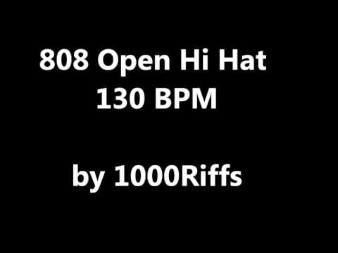808 Open Hi Hat Metronome : 130  BPM - Beats Per Minute