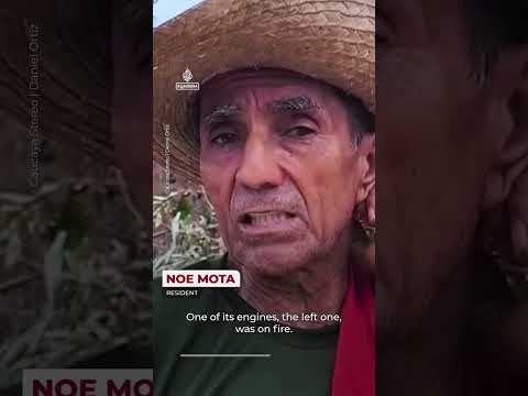 Survivors pulled from wreckage of Colombian air force plane | AJ #shorts