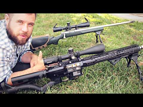 Semi Auto vs Bolt Action 308 Sniper Rifles
