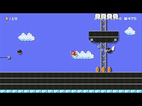 Tiny Galleon-Trouble On Deck 1-4 by Christophe - SUPER MARIO MAKER - NO COMMENTARY 1ay
