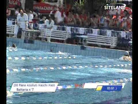 Serie 7 dei 200 Rana  Assoluti Maschi Master - 11 Memorial Andrea Bettiol