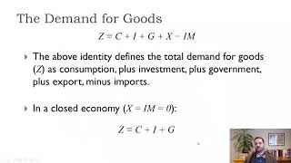Macro-Ch3-Modeling Equilibrium in the Goods Market