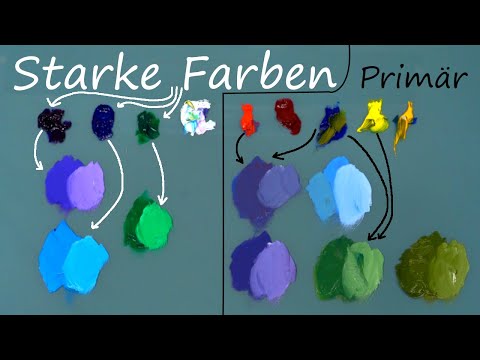 You can't mix strong colors.