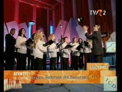 "Corala Danielescu" la TVR 2 - Atentie, se canta ! - Decembrie 2009 - Partea 1