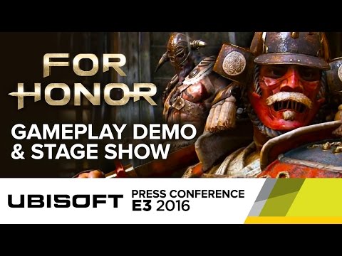 For Honor Full Gameplay Demo & Stage Show - E3 2016 Ubisoft Press Conference