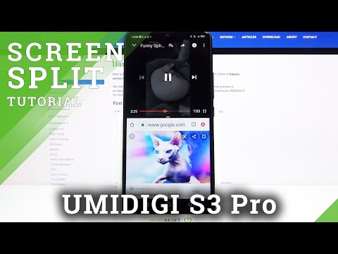 How to Open Apps in Split Screen in Umidigi S3 Pro - Create Double Screen