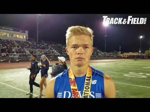 Sondre Guttormsen on 18 2½ (5.55) record vault at  Arcadia Invitational 1
