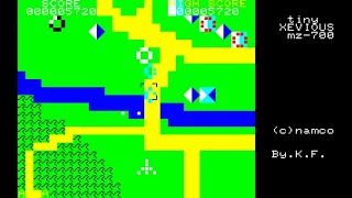 Sharp MZ-700 Game: Xevious (19xx)