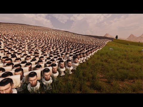 1 Million Skibidi Toilet VS Army - Ultimate Epic Battle Simulator 2 UEBS 2