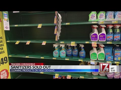 整個三角區洗手液售罄，批發價翻三倍 (Hand sanitizer sold out across the Triangle, wholesale prices triple)