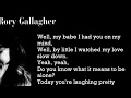 It takes time- Rory Gallagher lyrics