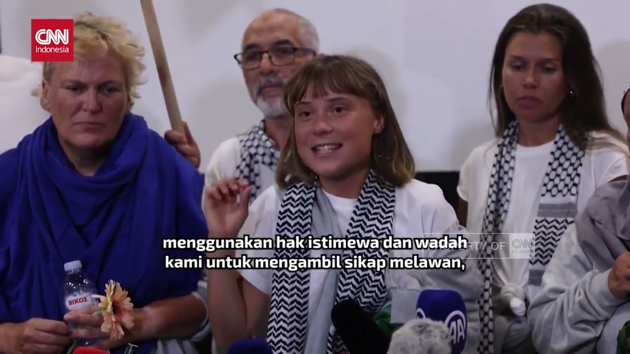 Kata-kata Greta Thunberg usai Dideportasi Israel dari Misi GSF