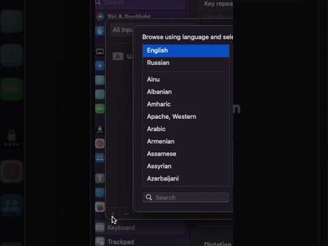 How to add new keyboard language on your Macbook