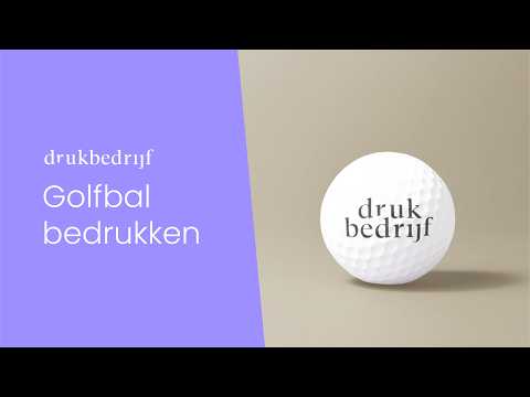 Golfballen bedrukken