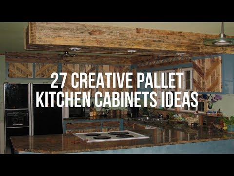 🔴 27 Creative PALLET KITCHEN CABINETS Ideas