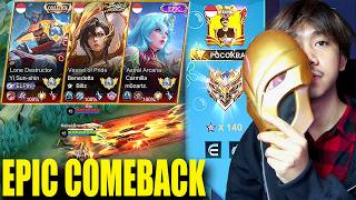 Download lagu LAGI PUSH MMR ALDOUS SOLO RANK MALAH NABRAK TRIO TOP GLOBAL HERO - Mobile legends mp3