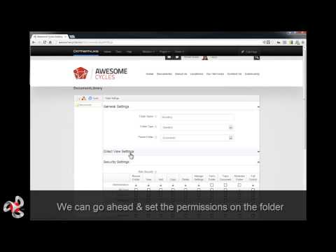 DotNetNuke: Adding Folder and Permissions in the Document Library Module