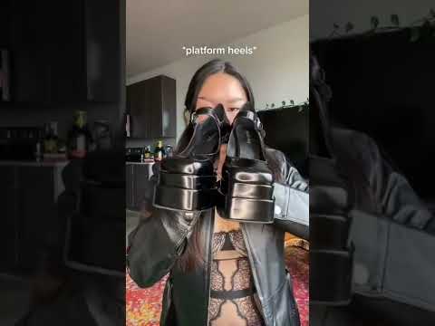 You’re not cool // edgy soft grunge fashion aesthetic style outfit inspo platform shoes heels