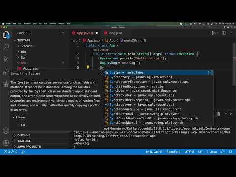 Making And Editing Java Projects In Visual Studio Code