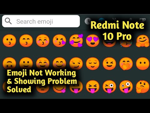 Fix Redmi Note 10 Pro Keyboard Emoji Not Working & Showing Problem Solved