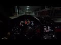 Porsche 718 Cayman S 2017 4K POV Night Drive Test