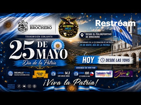 ESPECIAL 25 DE MAYO EN VILLA CURA BROCHERO 25/05/2026