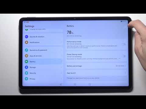 How to Enable Battery Percentage on HUAWEI MatePad 11 – Show Battery Level