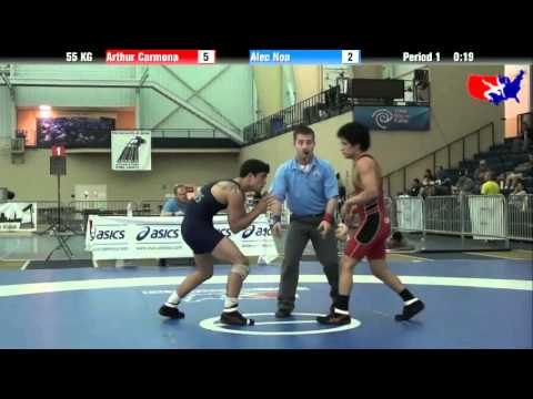 Arthur Carmona vs. Alec Noa at 2013 ASICS University Nationals - GR