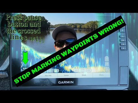 Garmin Livescope: Marking Livescope waypoints on a Garmin Echomap - WATCH SO YOU DON'T DO IT WRONG!!