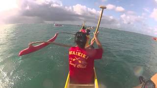 F16 Low Flyby @ 2013 Stew Kalama Preseason Race, Waikiki Surf Club