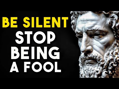 Silence is the height of contempt | 10 Traits of People Who Speak Less | STOIC | Stoicism