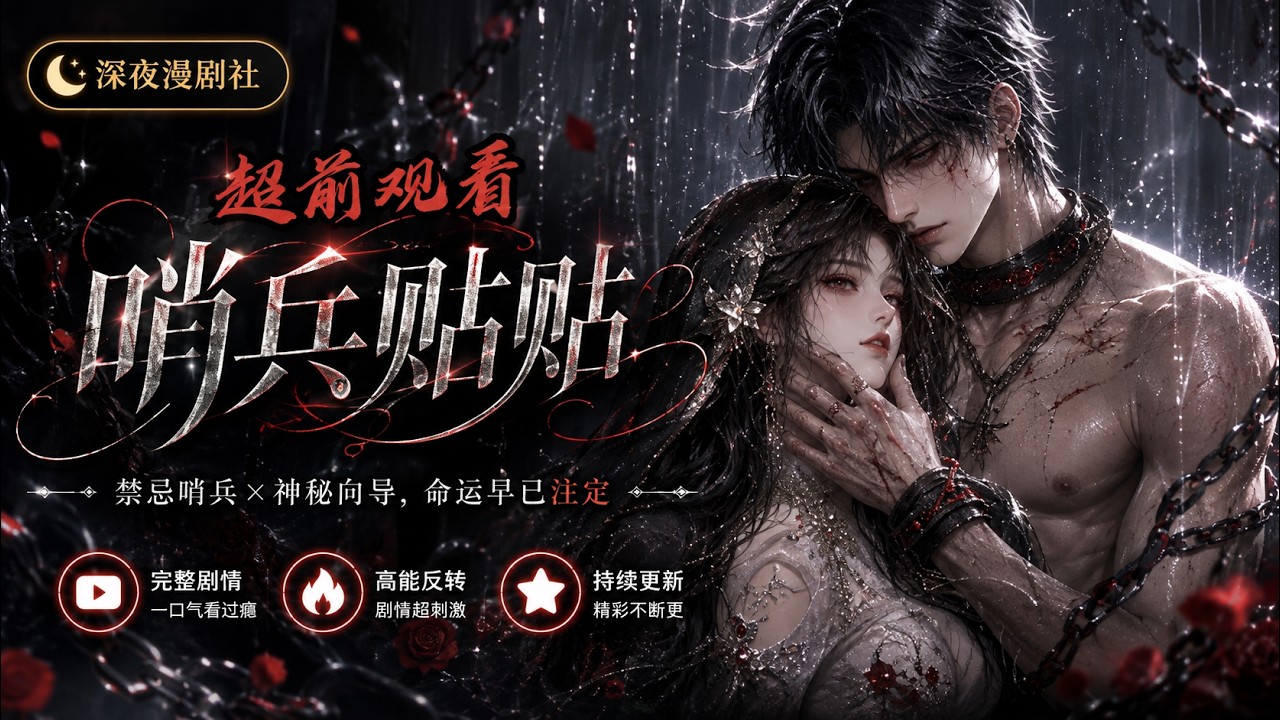 🌙【深夜漫劇】《哨兵貼貼》01～45集｜妹寶怯生生，瘋批大佬俯首偏愛，母胎單身女主穿書只想當個路人女配安穩度日，不料瘋批哨兵們接連靠近，嘴上偏執強勢，轉頭耐心哄慫軟的她，修羅場甜寵拉滿  #深夜漫剧社