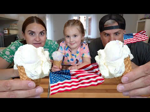 This American Ice Cream Recipe BLEW OUR MINDS ! (Buttered Pecan Ice cream)