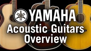 Video thumbnail for Yamaha Acoustic Guitars Overview by Alamo Music Center