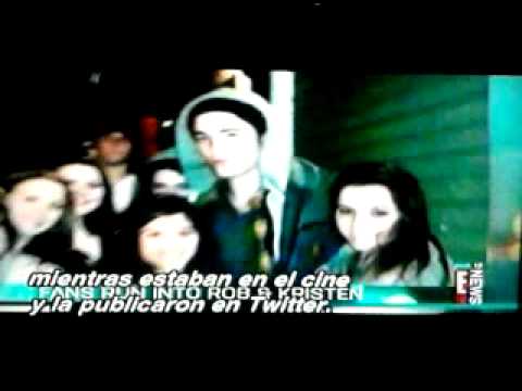 Rob y Kristen con Fans en Vancouver