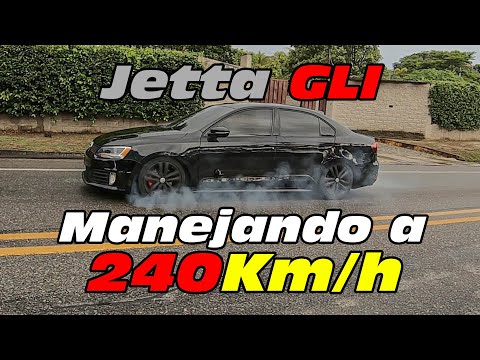 Volkswagen Jetta GLI a 240 Km/h  😱 Me sorprendió su potencia 😱