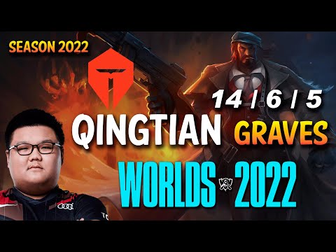 TES Qingtian GRAVES vs AATROX Top - NA Ranked - WORLDS 2022