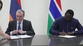 Diplomatic relations established between Armenia and Gambia
