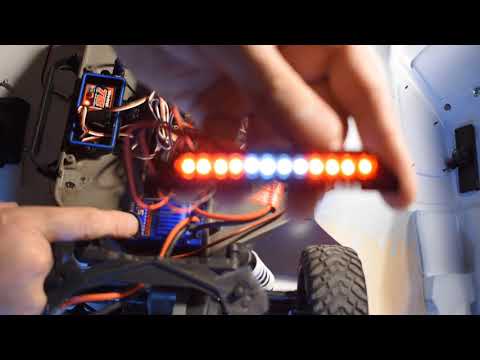 Smart Reverse and Stop led light bar for Traxxas Slash, Rutler, Bandit, UDR, Xmaxx and more