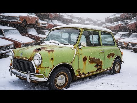 ASMR rusted classic mini 1000 (1977) restoration | From scrap to showroom perfection