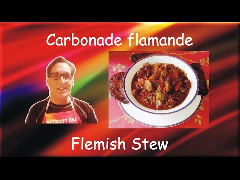 Authentic Traditional Country Style Flemish Carbonade stew Carbonade flamande paysanne