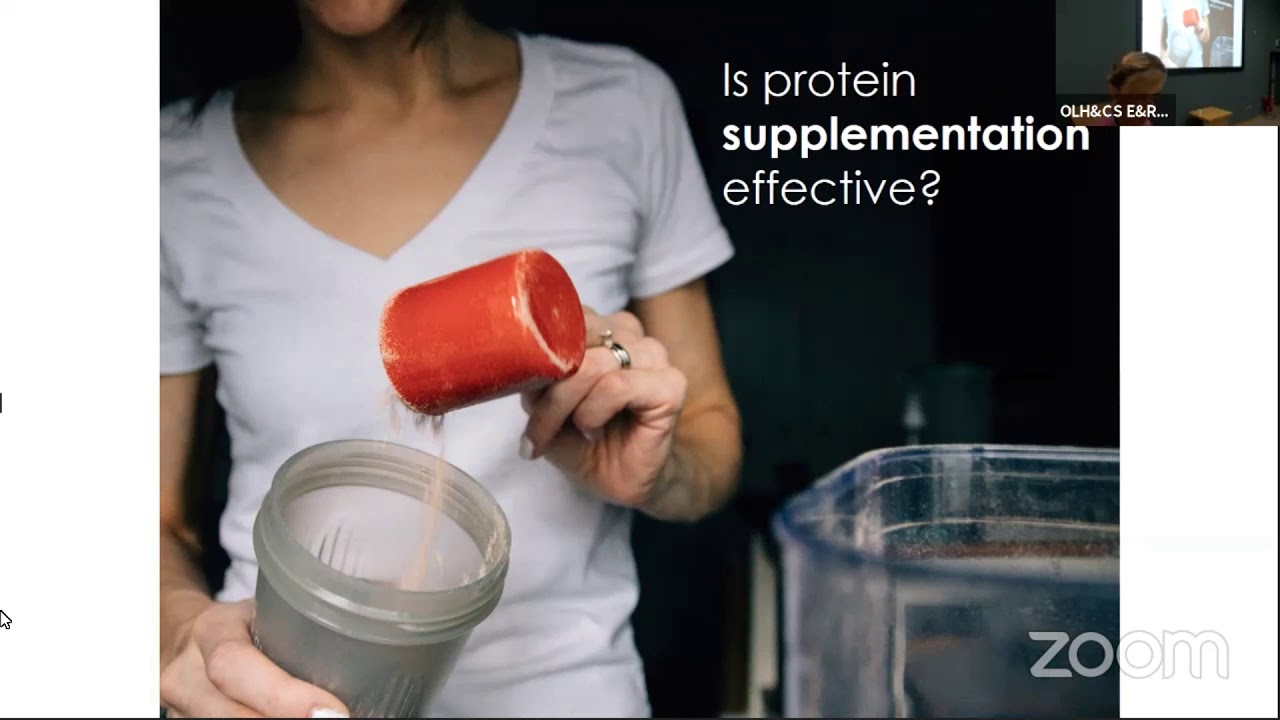 Sarcopenia and protein supplementation