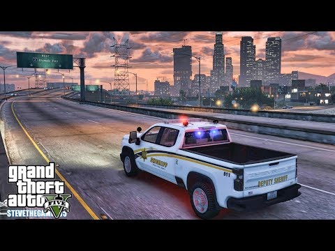 GTA 5 MODS LSPDFR 0.4.3 - EP 35 - SHERIFF PATROL!!! (GTA 5 REAL LIFE PC MOD) 4K