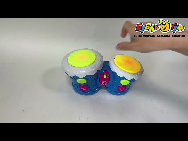 Игрушка Huanger озвученная Барабаны с 18мес - видео