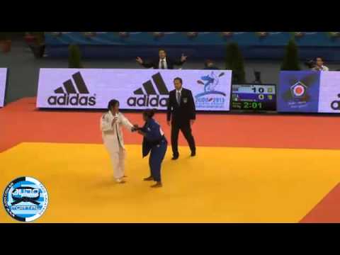 European Judo Championships Budapest 2013 Bronze -63kg GERBI Yarden (ISR) - GWEND Edwige (ITA)