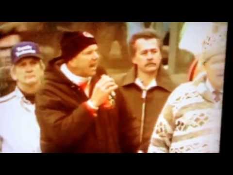 Sam Wyche "You don't live in Cleveland!" To fans tossing debris onto field.