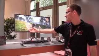 Video thumbnail for ASUS ROG Swift PG348Q 34 Zoll Curved 100Hz Gaming Monitor | Deutsch by NewGadgets.de