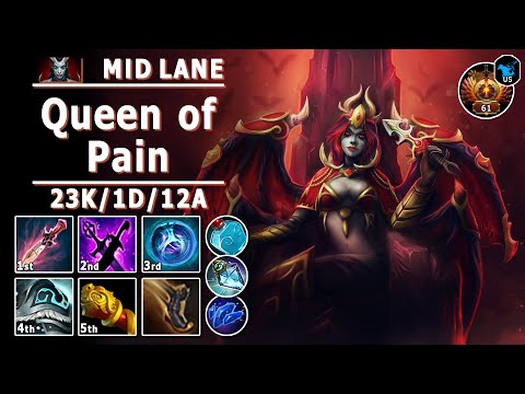 Queen of Pain Mid Lane | 7.31d | Pos 2 QoP Play | Dota 2 Immortal Gameplay